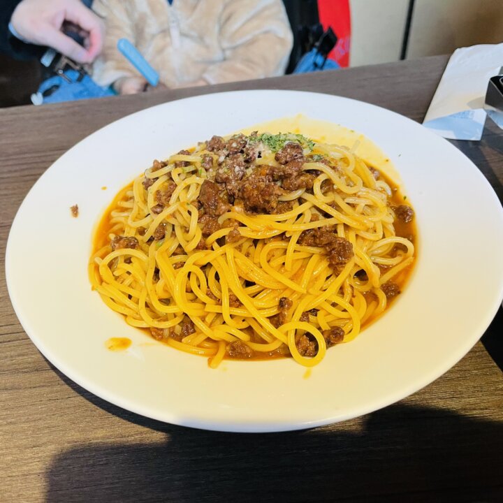 錦糸町【子連れランチ】イタリアン「洋麺バル パスタバ」ランチのミートソース