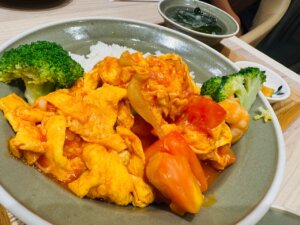 麻辣大学のえびと卵の中華炒めの画像