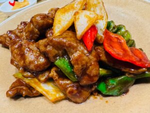 麻辣大学の牛肉のオイスターソース炒めの画像