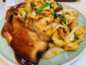 麻辣大学の大盛り焼きそばの画像